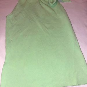 Ann Taylor – Woman's Citron(GREEN)Tie Shoulder Tank Top SMALL